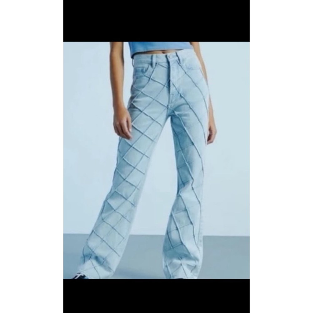 PacSun Light Blue Pintuck High Waisted Bootcut Jeans size 24